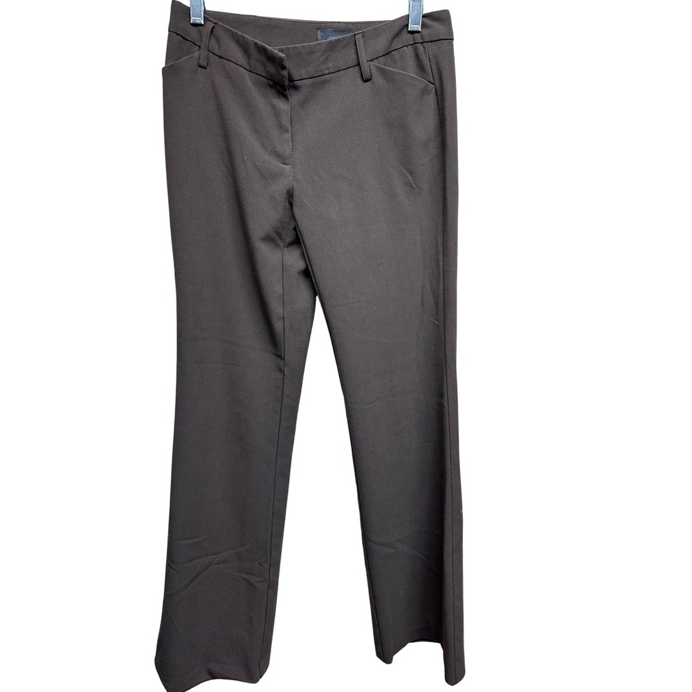 Starcity Womens Flat Front Dress Pants Brown Size 3 Polyester Blend Career